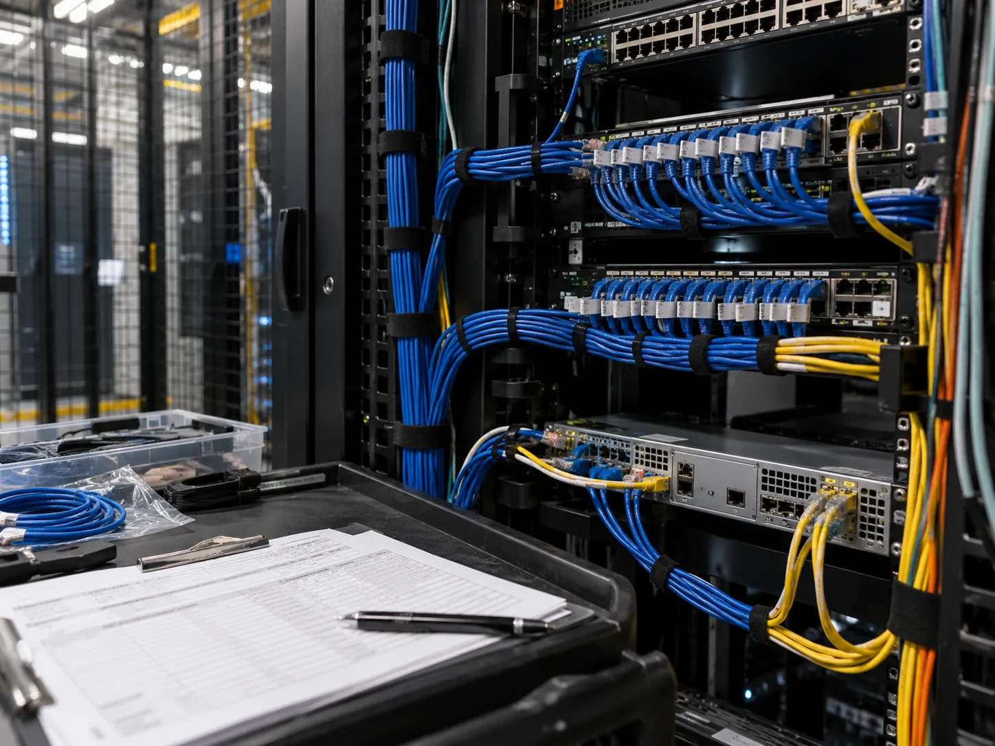 Cabling work area